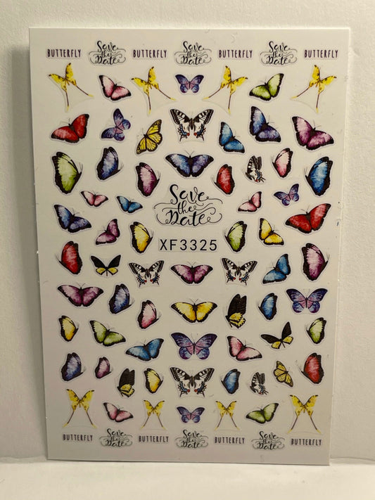 Butterfly Nail Sticker - PYT Nail Supply Store