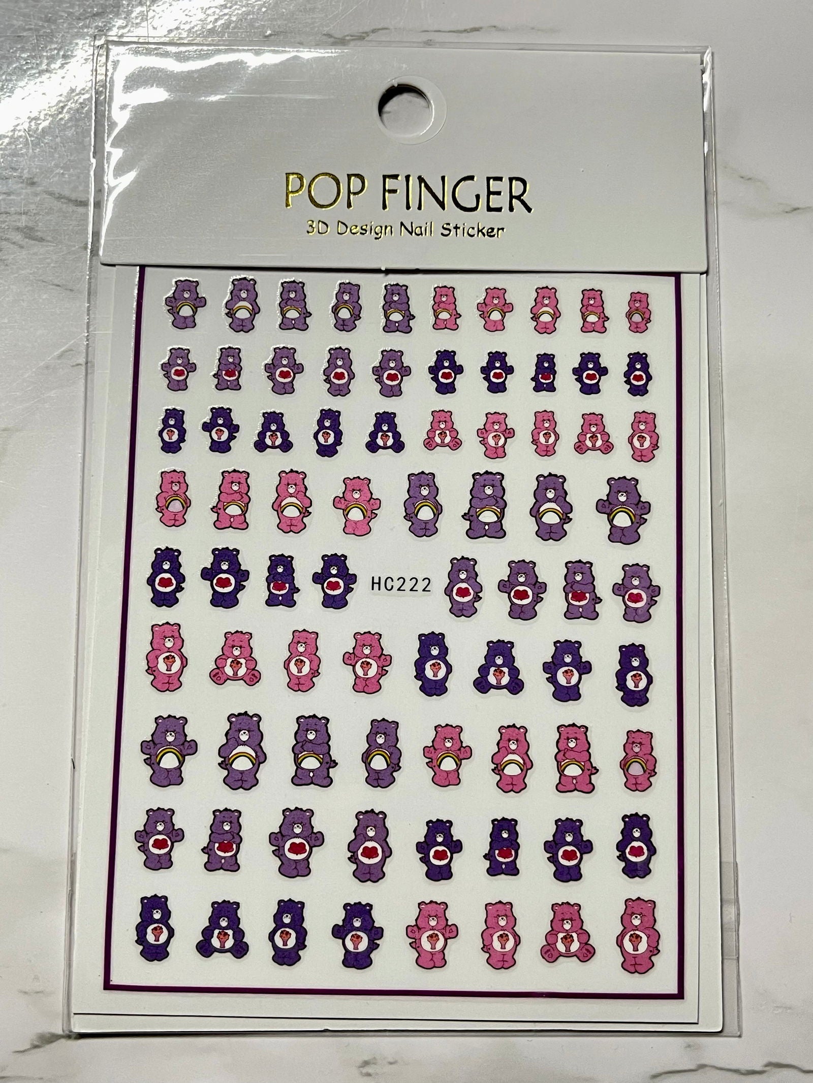 Care Bear Decals - PYT Nail Supply Store