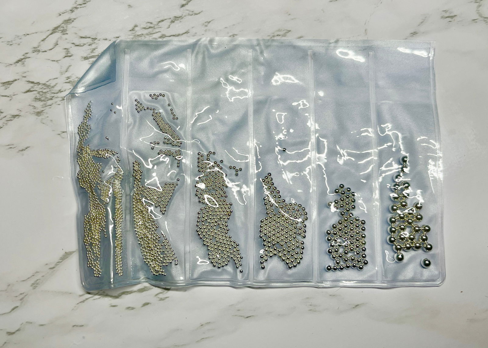 Carvi Beads 6 Size Pk - PYT Nail Supply Store
