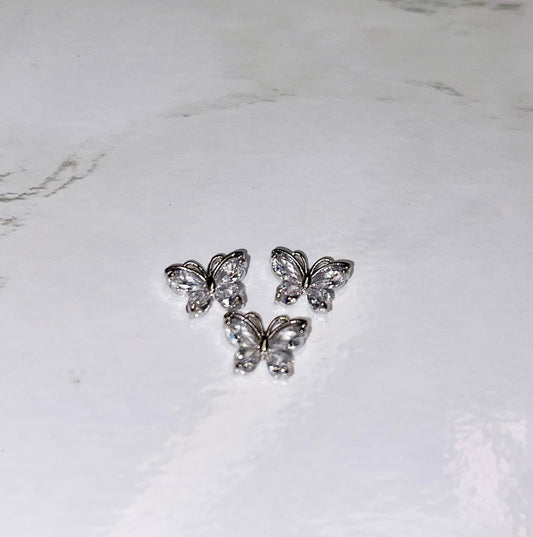 Crystal 3D Butterflies 2Pcs - PYT Nail Supply Store