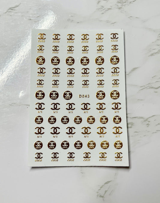Designer Chanel Gold Mix - PYT Nail Supply Store