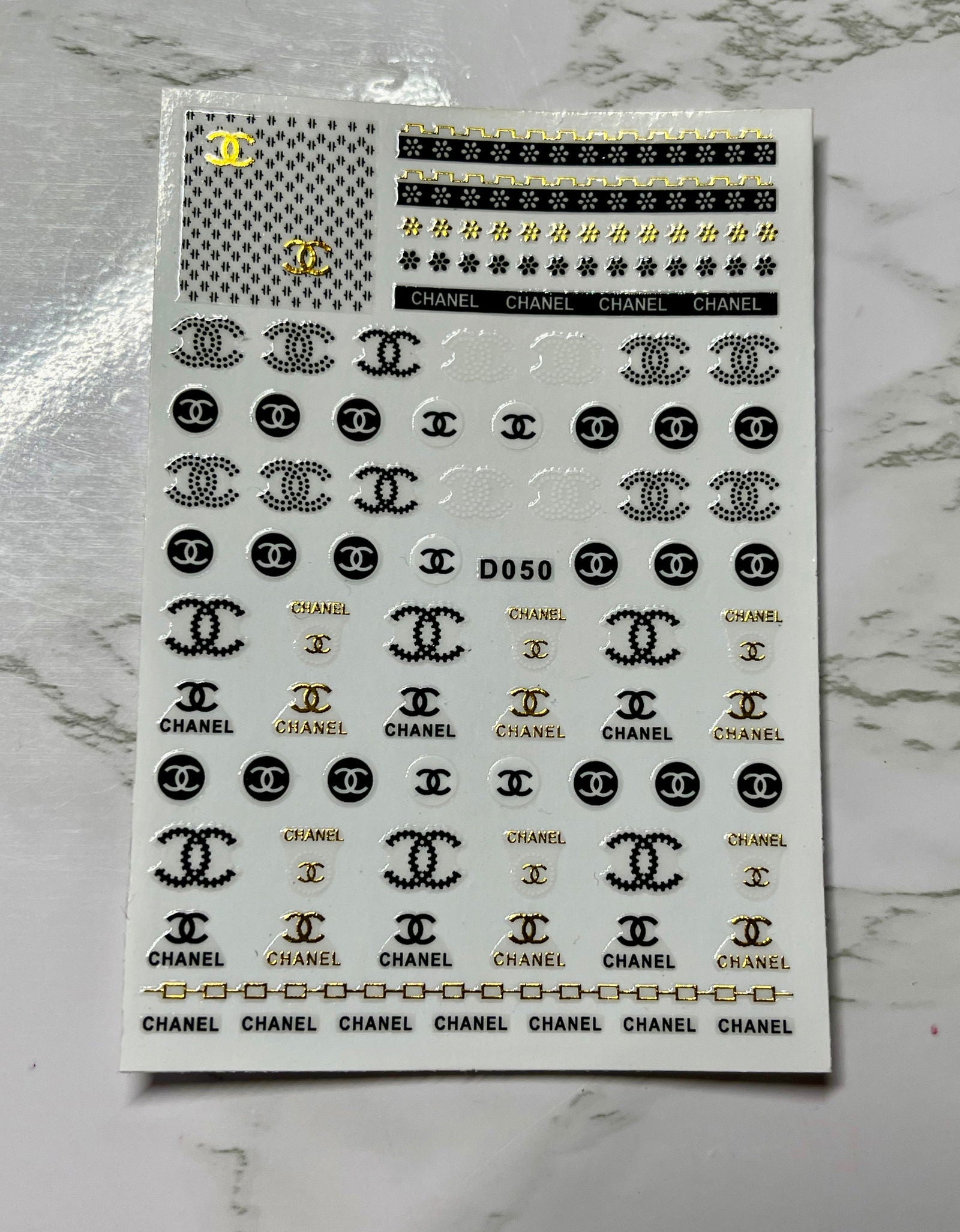 Designer Chanel Mix Logo - PYT Nail Supply Store