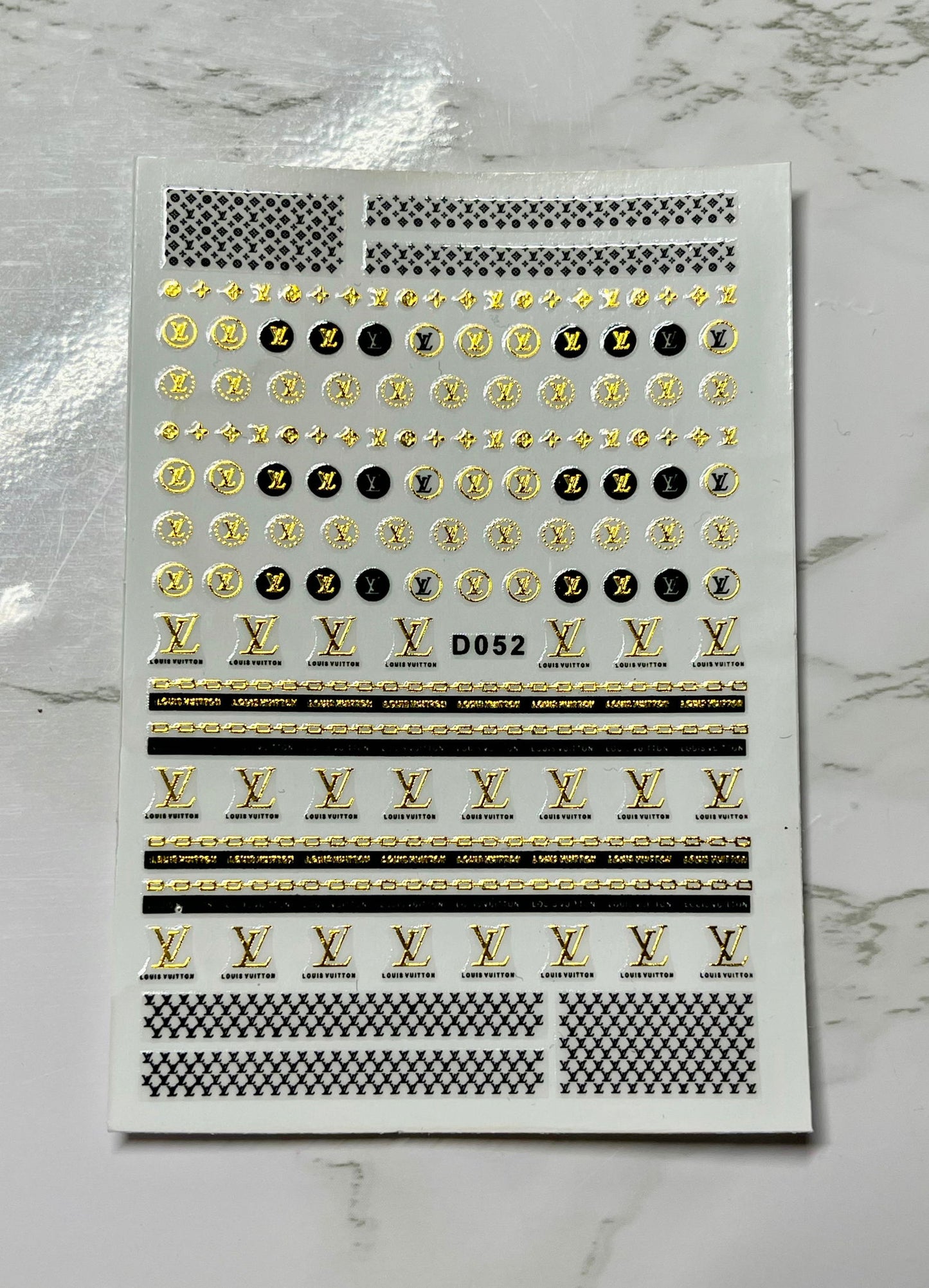 Designer LV Stickers - PYT Nail Supply Store