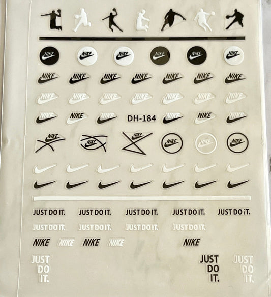Designer Nike Stickers - PYT Nail Supply Store