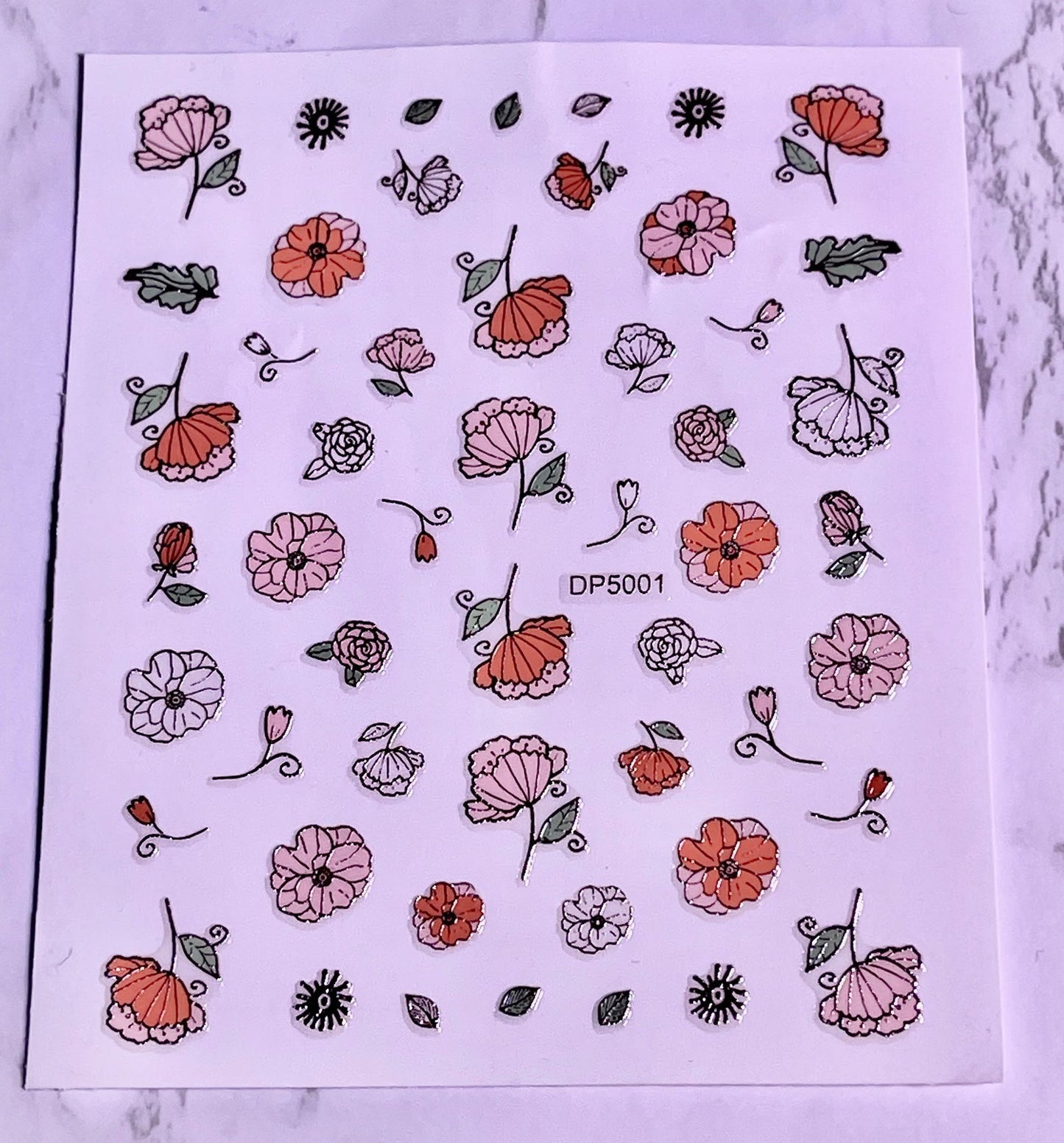 Floral Stickers - PYT Nail Supply Store