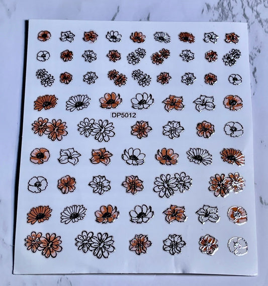 Flower Head Sticker - PYT Nail Supply Store