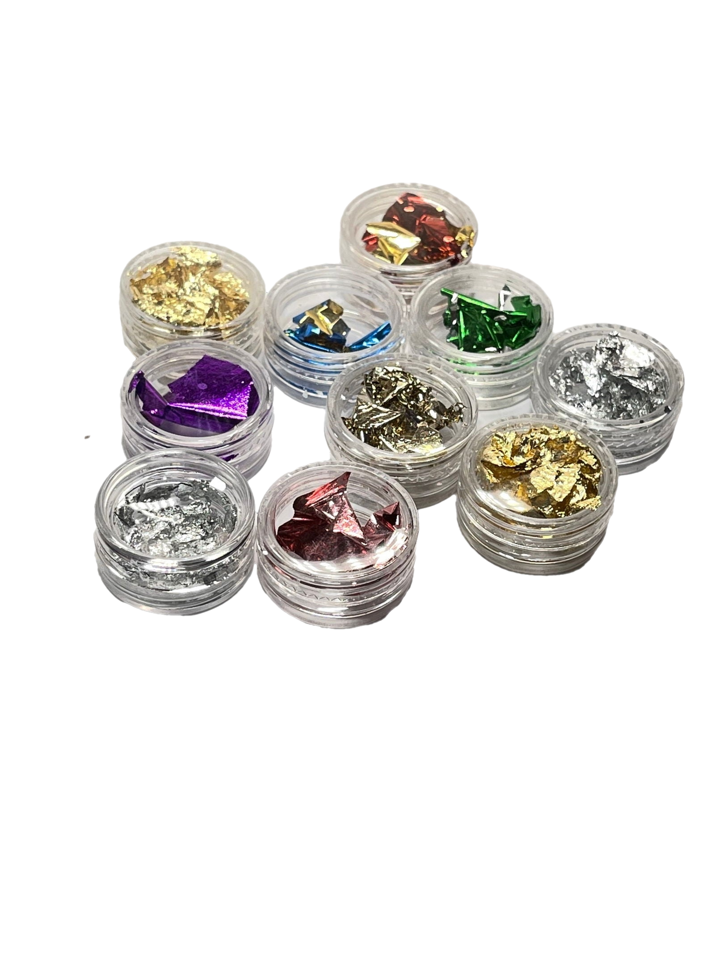 Foil Set 10Pcs Multi Color - PYT Nail Supply Store