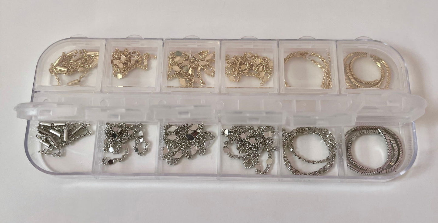 Gold and Silver Mix Chain Set - PYT Nail Supply Store