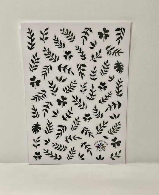 Green Leaf Stickers - PYT Nail Supply Store