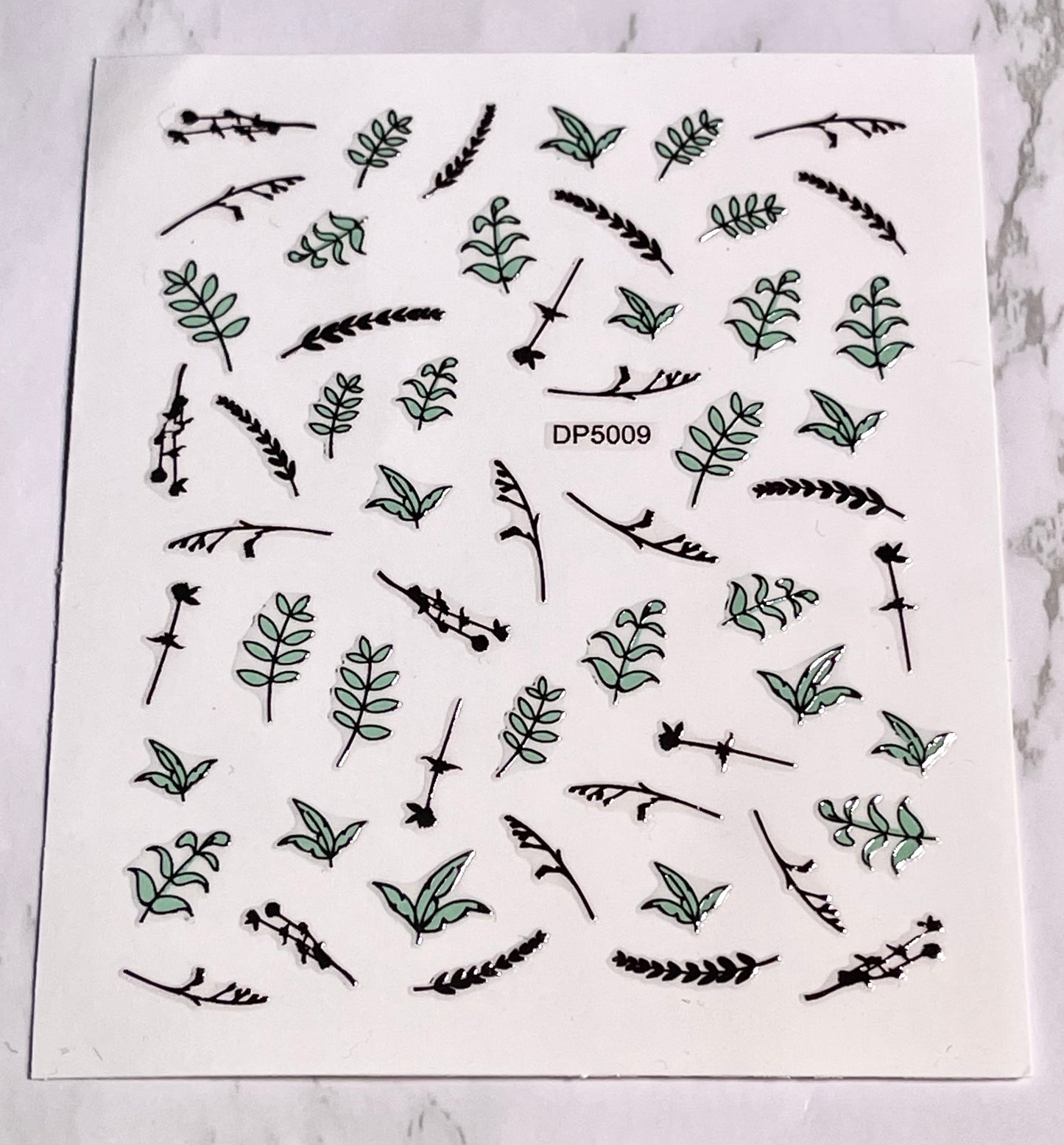 Leaves & Stem Sticker - PYT Nail Supply Store