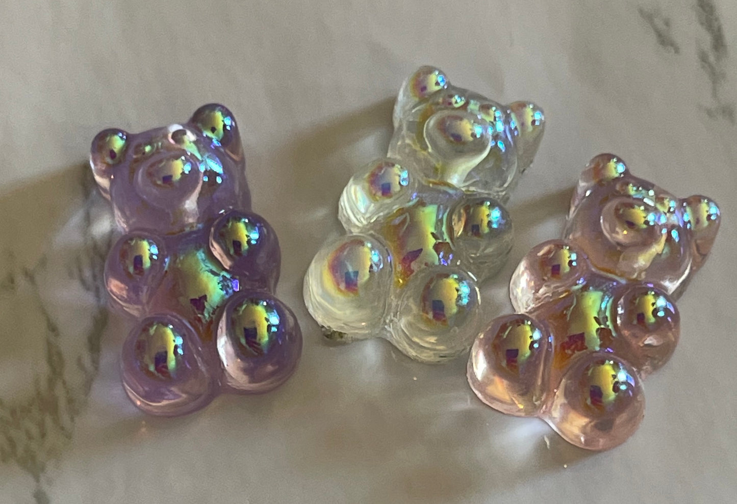 Kawaii 3D Holographic Bears-3 Pk - PYT Nail Supply Store