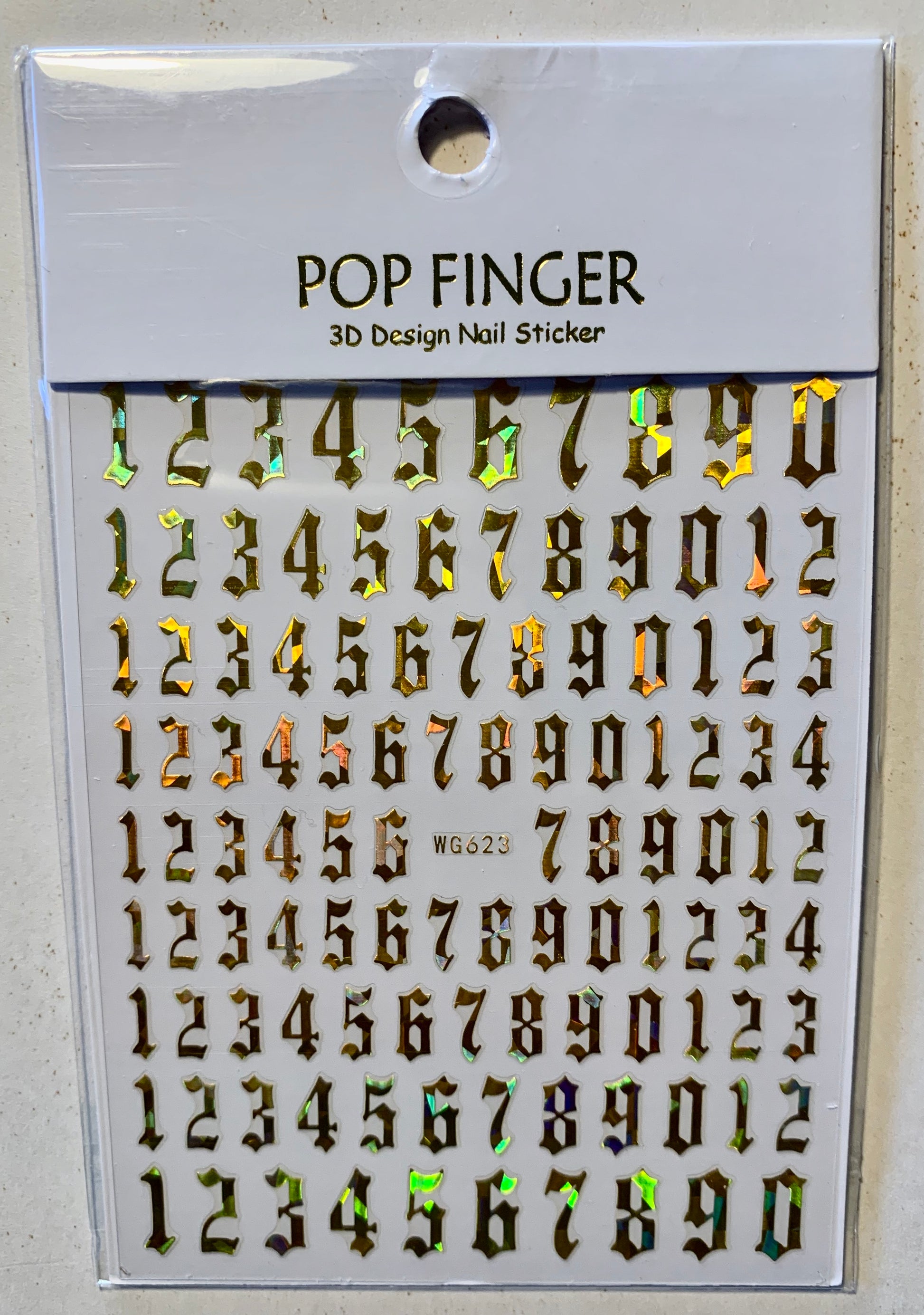 Old English Numbers single or 6pk - PYT Nail Supply Store