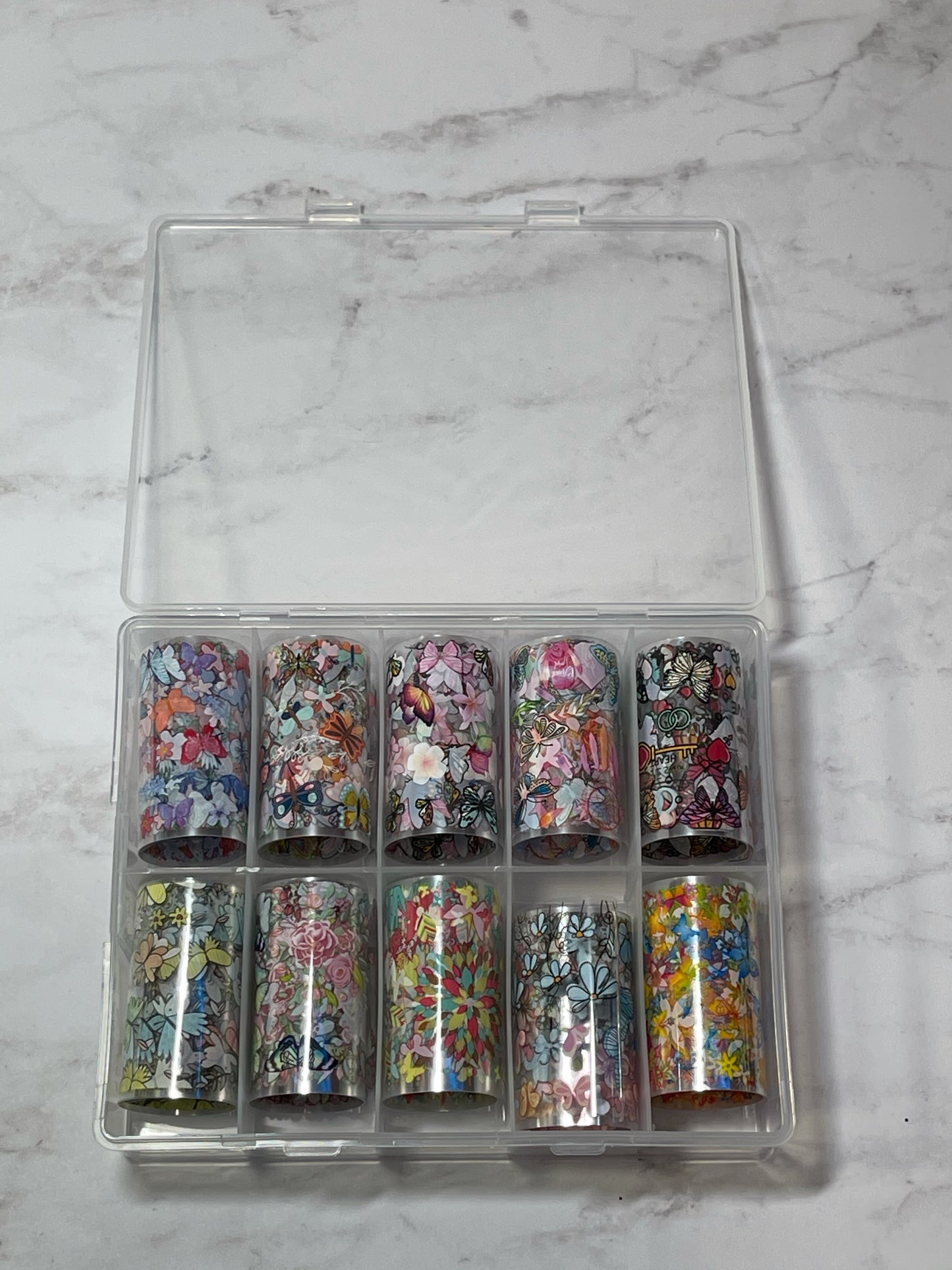 Transfer Foil Floral & Butterfly Mix - PYT Nail Supply Store