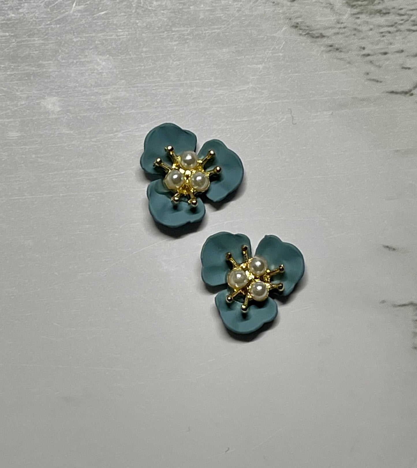 Pearled Flower Charm