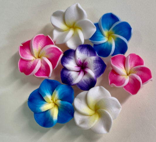 Kawaii Hawaiian Flowers 5Pcs - PYT Nail Supply Store