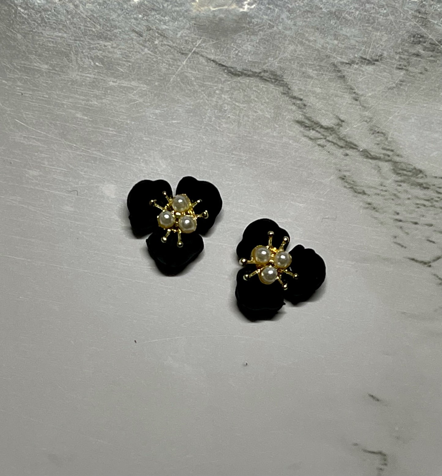 Pearled Flower Charm