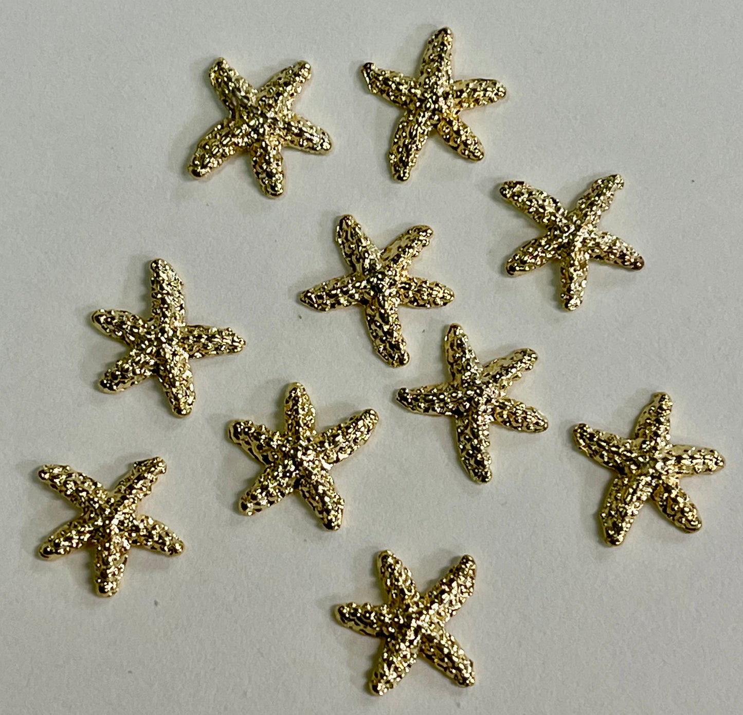 Starfish Gold Charms - PYT Nail Supply Store