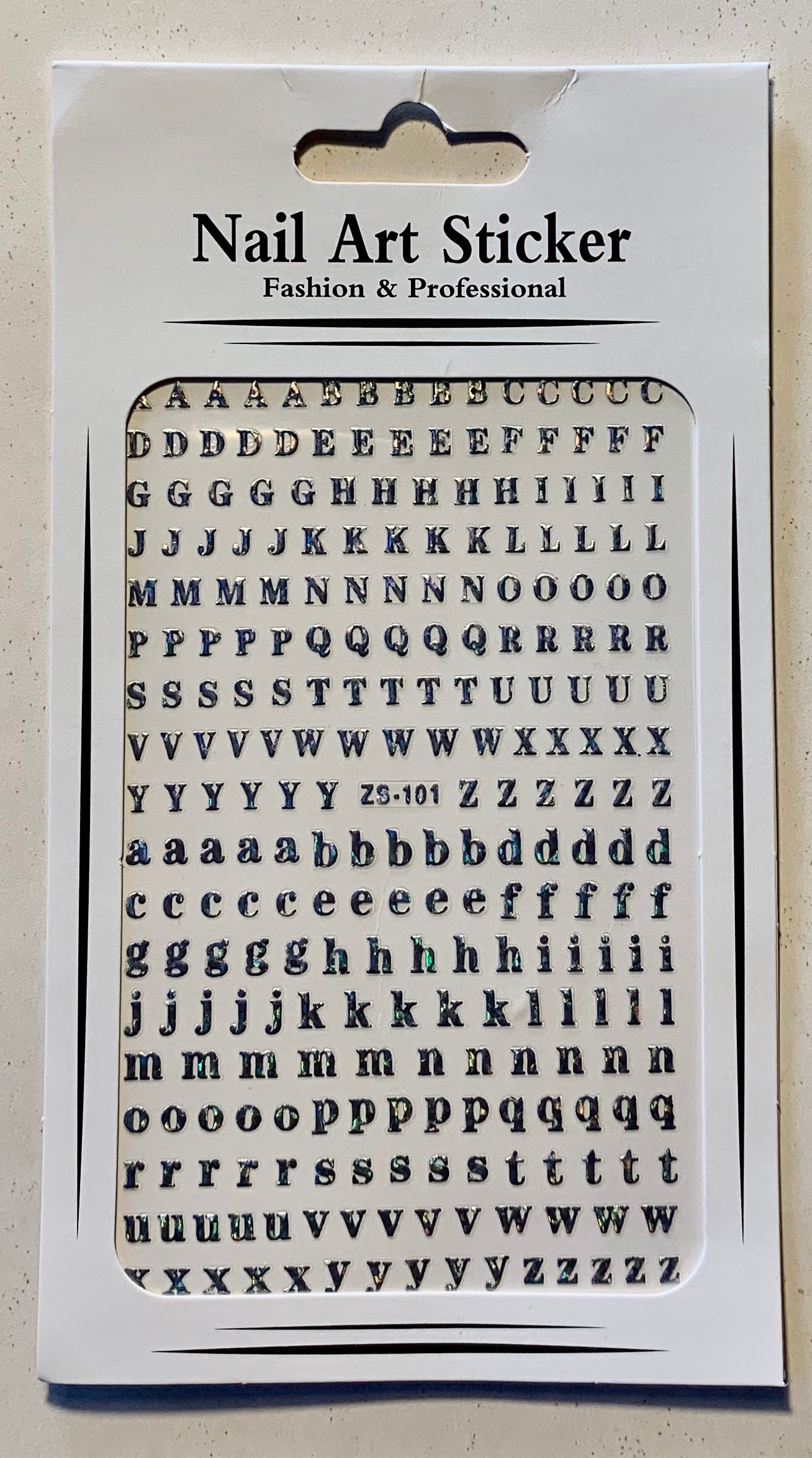 Letter Nail Art Sticker - PYT Nail Supply Store