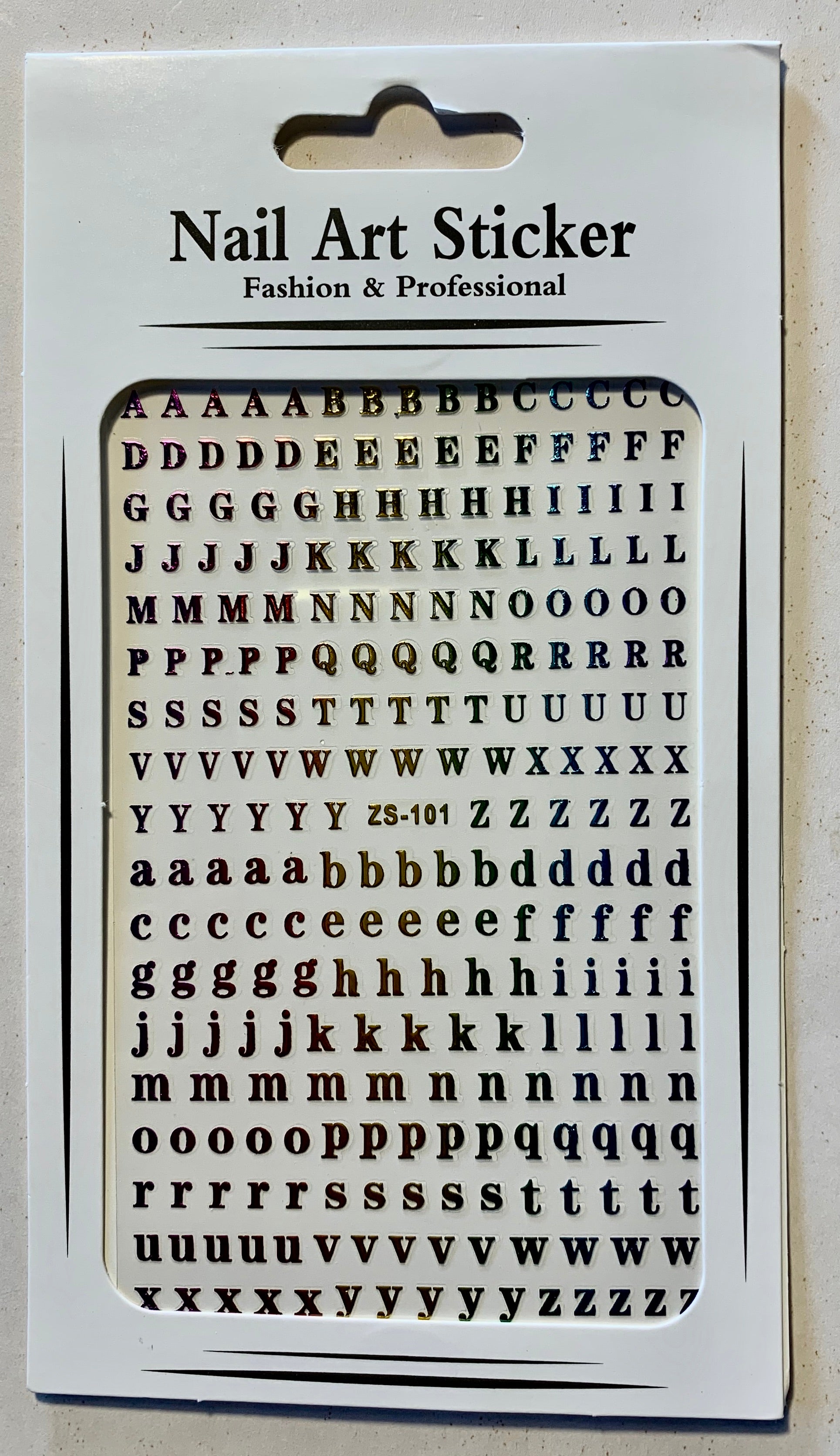 Letter Nail Art Sticker - PYT Nail Supply Store