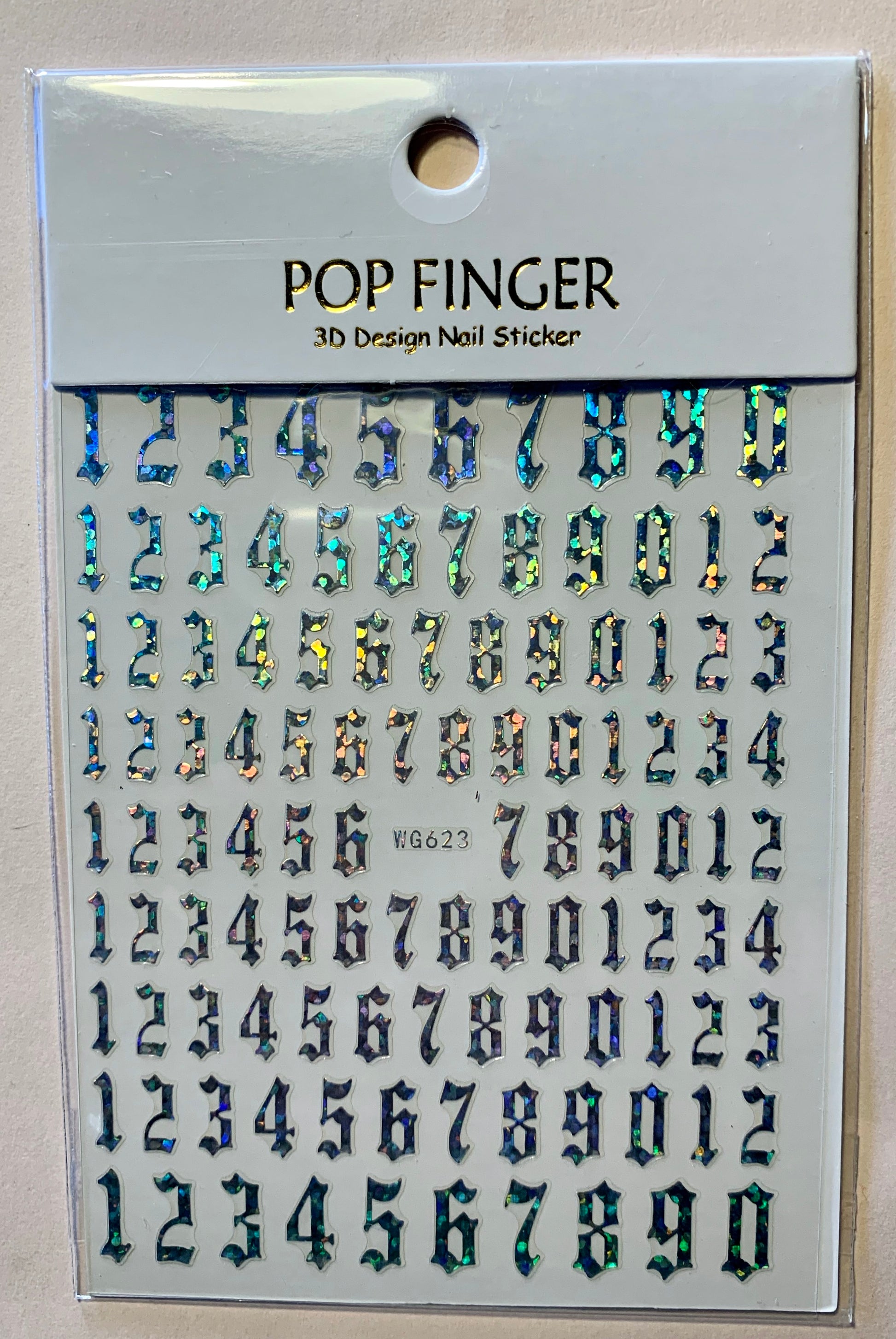 Old English Numbers single or 6pk - PYT Nail Supply Store