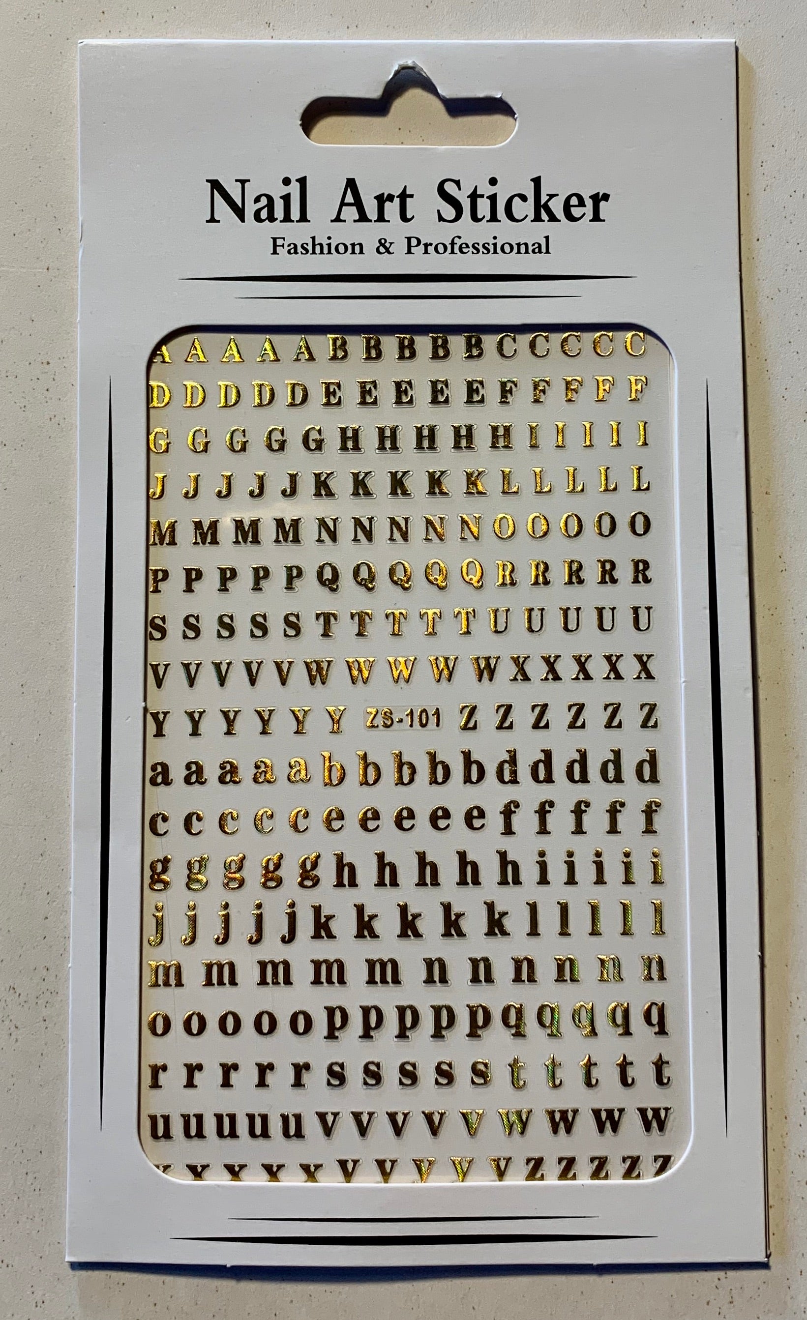 Letter Nail Art Sticker - PYT Nail Supply Store