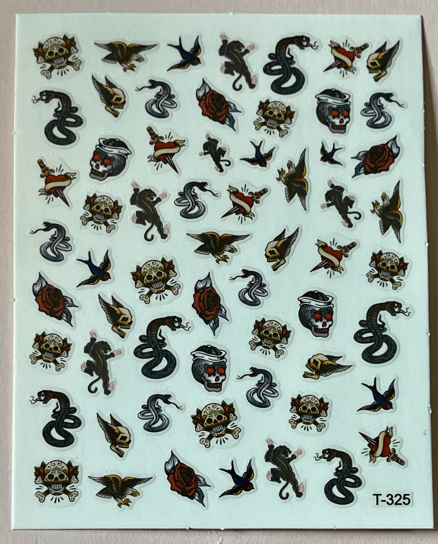 Skull Mix Sticker - PYT Nail Supply Store