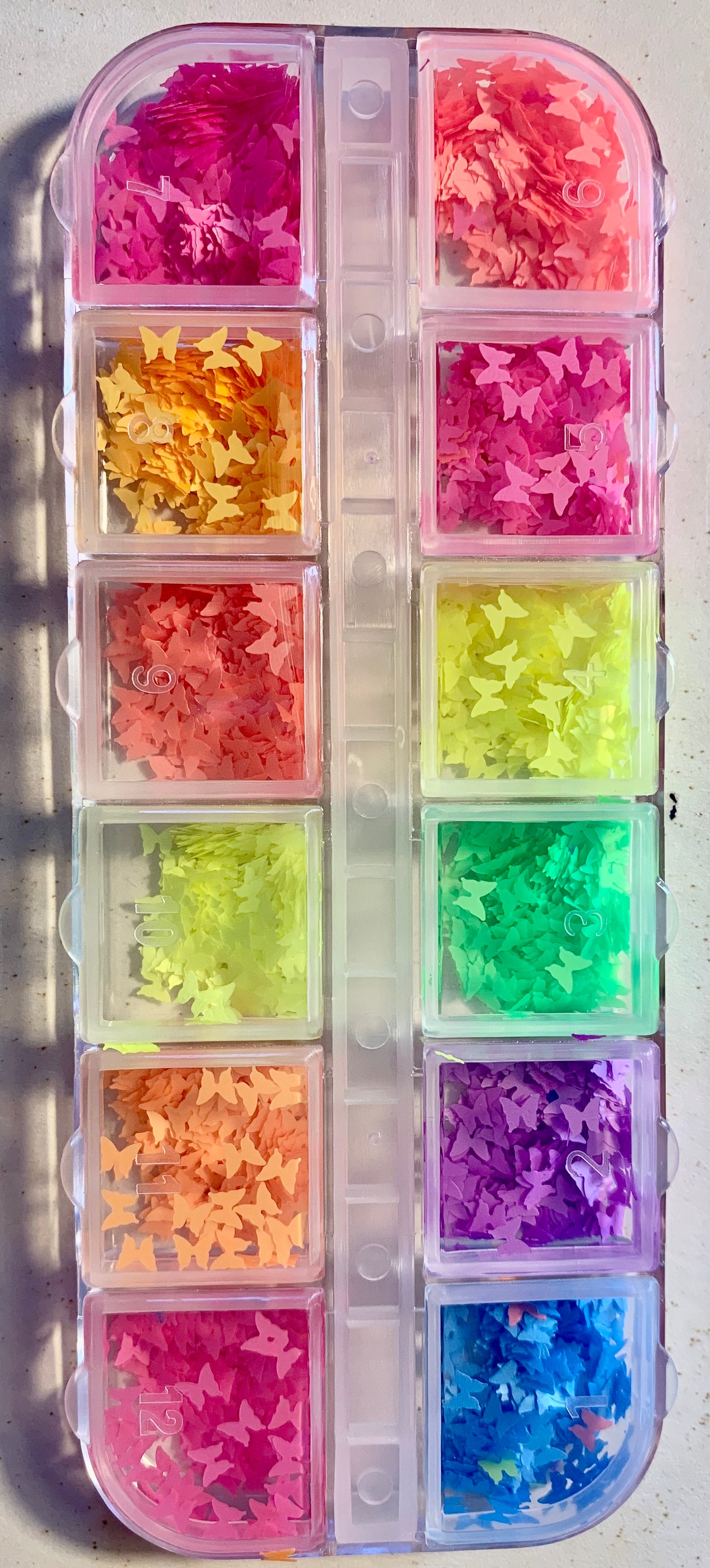 Neon Butterfly Nail Art Set - PYT Nail Supply Store