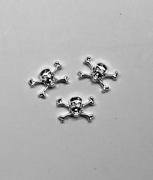 Skull Head with Crossbones 2Pk