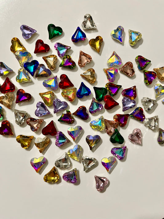 Heart Crystals 5-10-20Pcs Sets - PYT Nail Supply Store