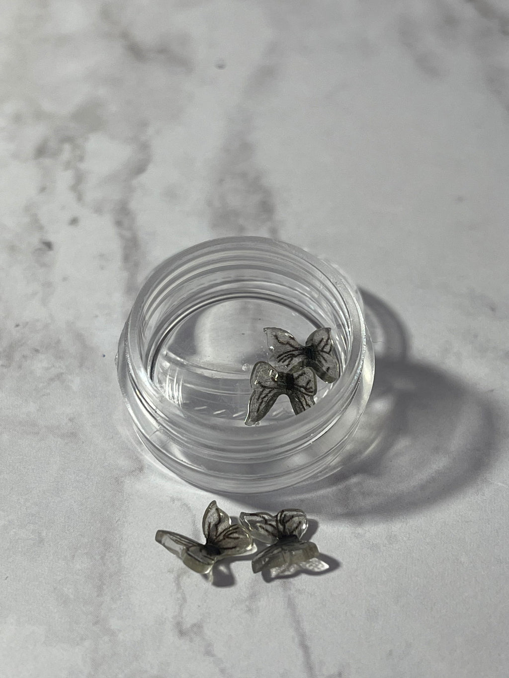 3D Black & Clear Butterfly Set - PYT Nail Supply Store