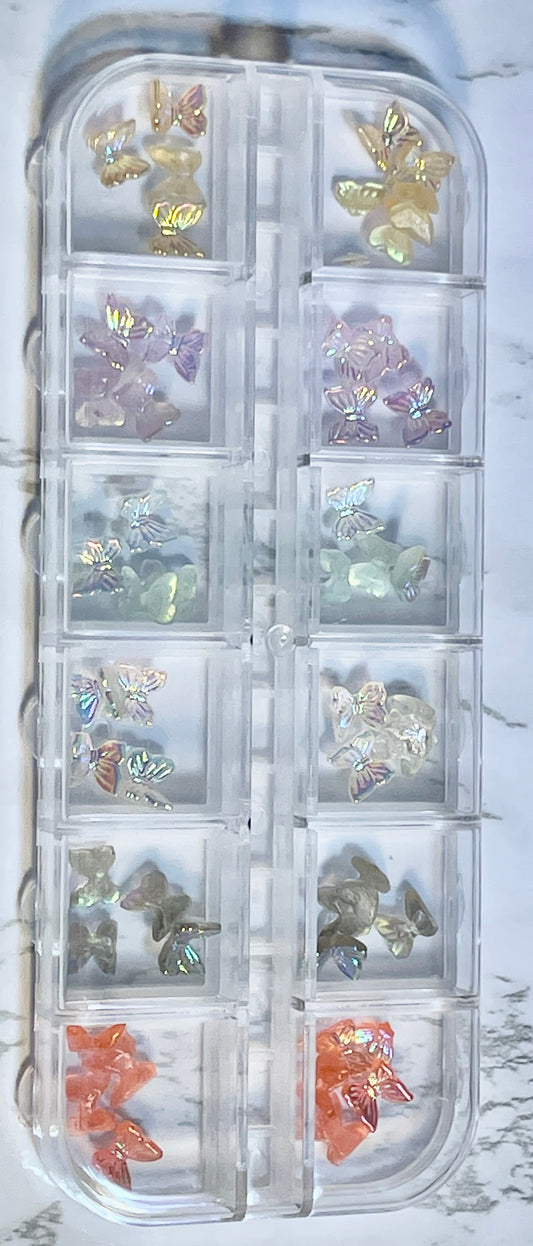 3D Multi Color Butterfly Set - PYT Nail Supply Store