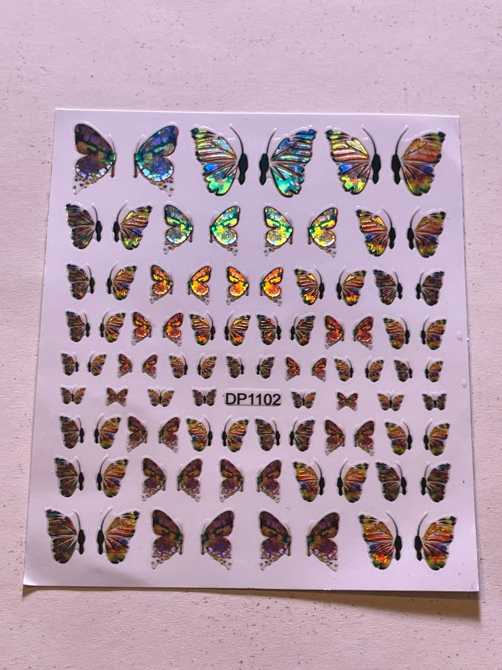 Butterfly Half Wing Stickers - PYT Nail Supply Store