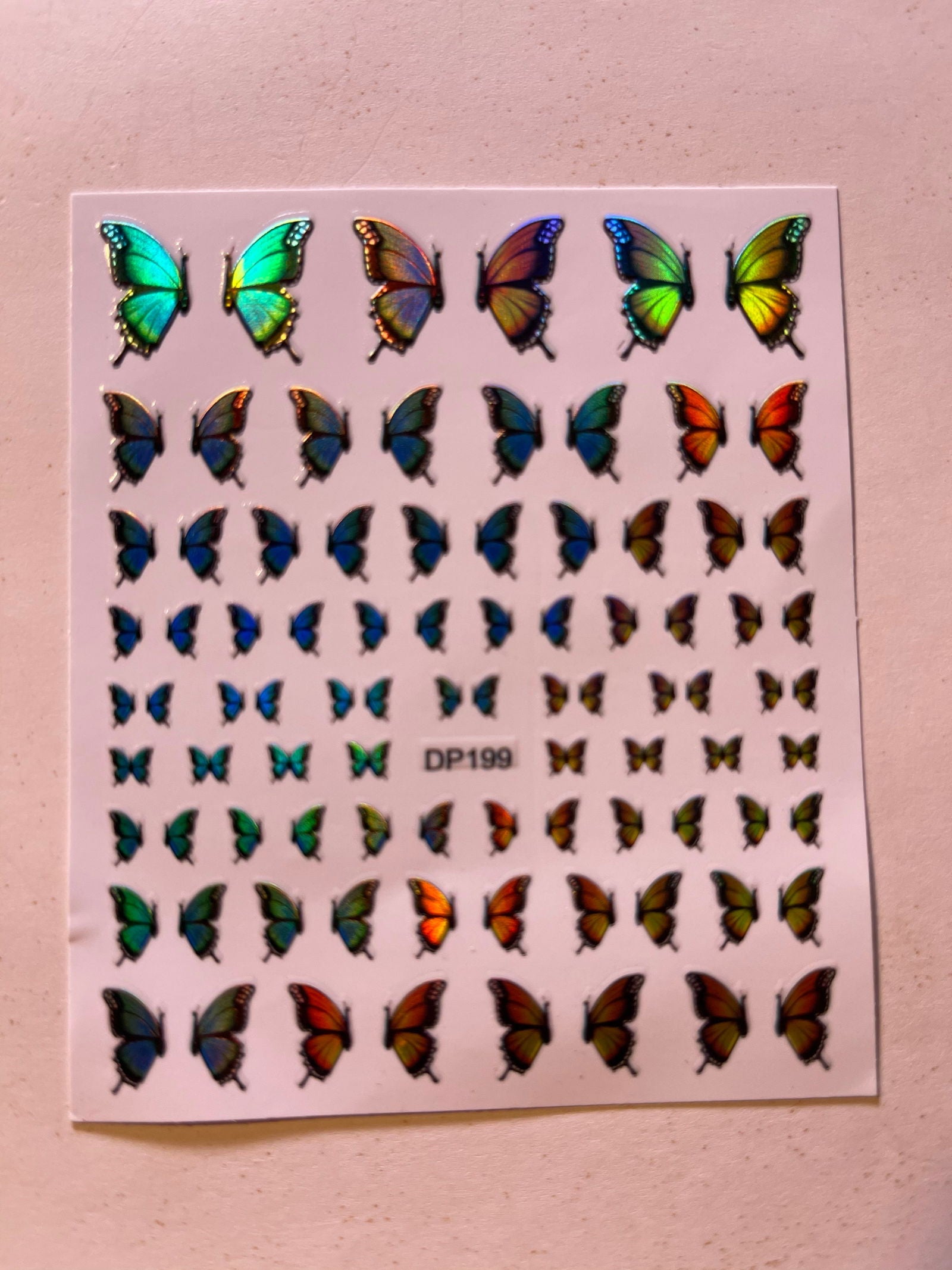 Butterfly Half Wing Stickers - PYT Nail Supply Store