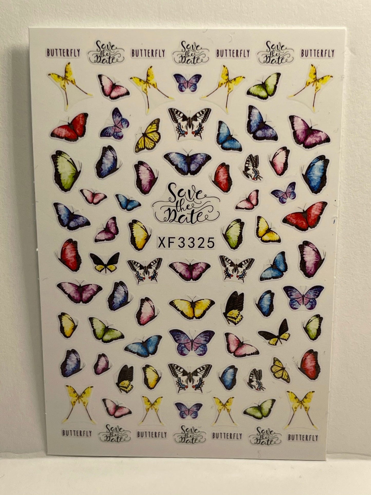 Butterfly Nail Sticker - PYT Nail Supply Store