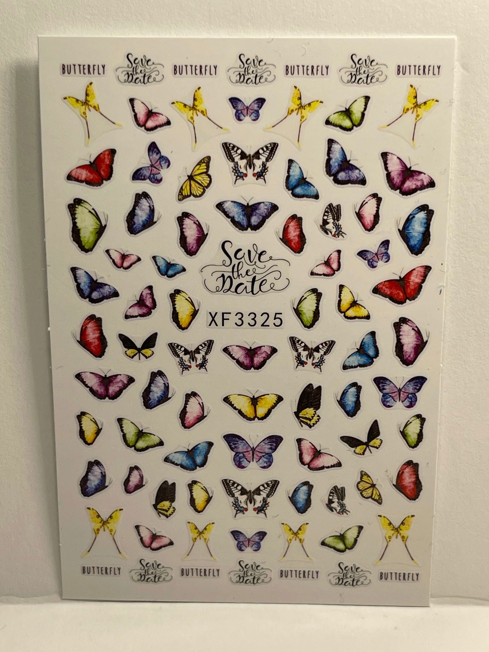 Butterfly Nail Sticker - PYT Nail Supply Store