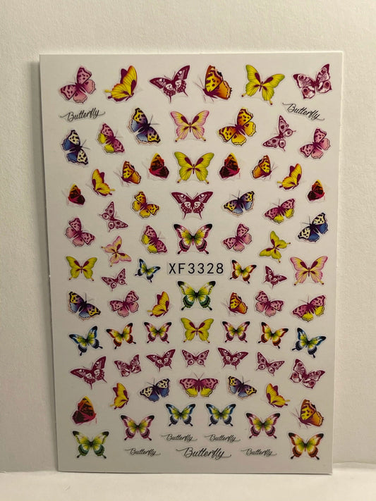 Butterfly Nail Sticker - PYT Nail Supply Store
