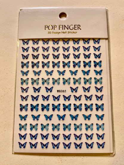 Butterfly Nail Stickers - PYT Nail Supply Store