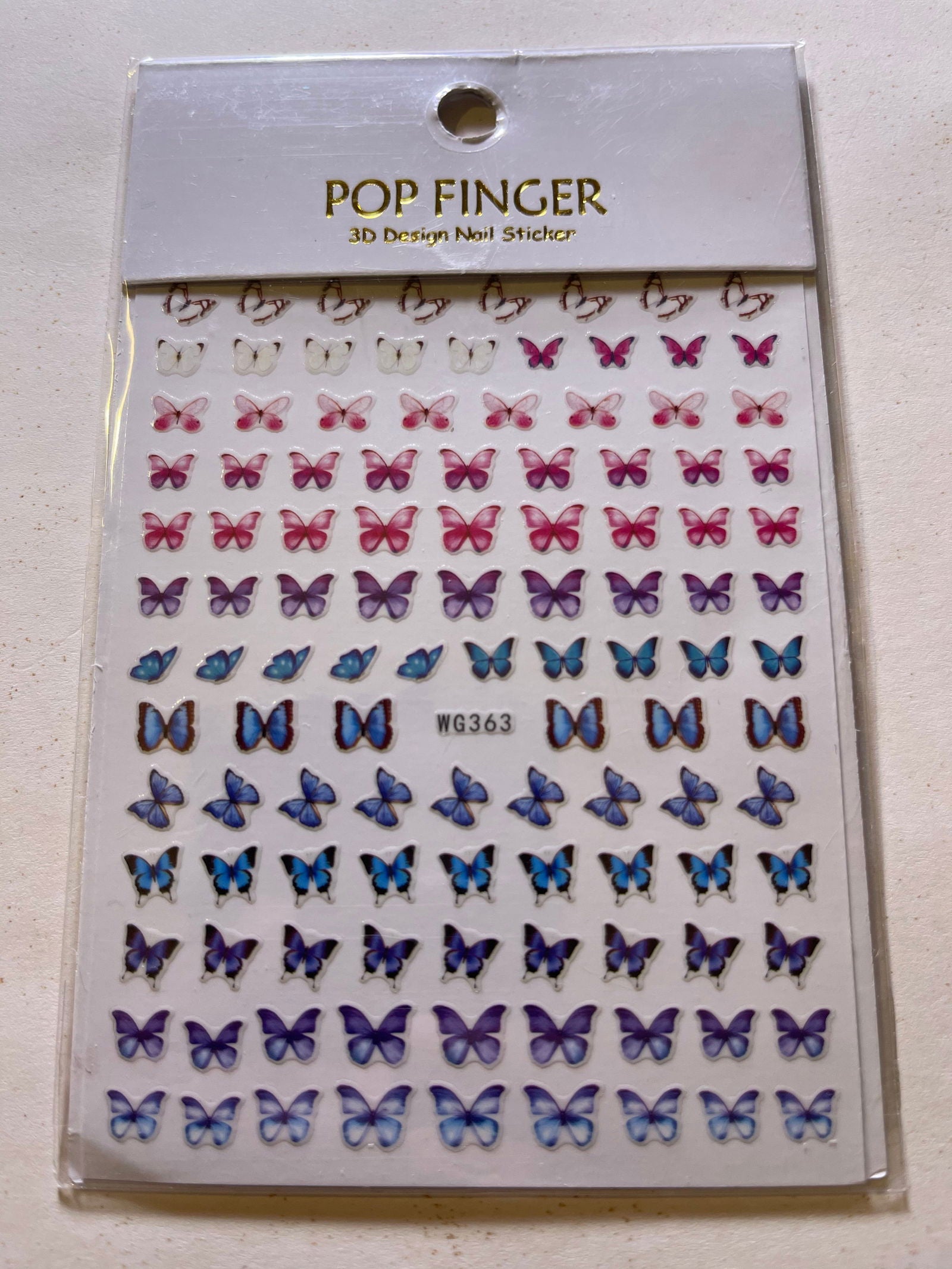 Butterfly Nail Stickers - PYT Nail Supply Store