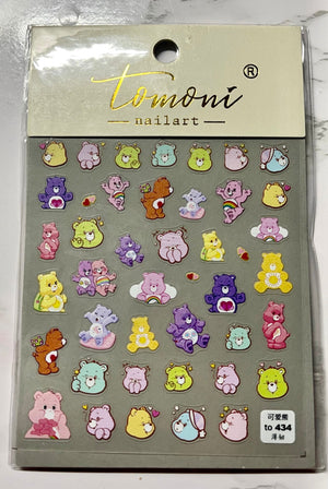 Carebear Stickers - PYT Nail Supply Store