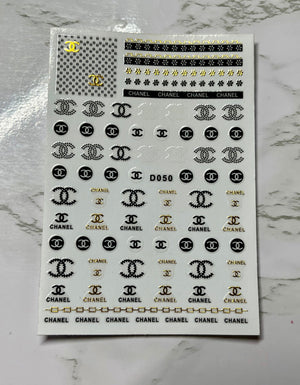 Designer Chanel Mix Logo - PYT Nail Supply Store