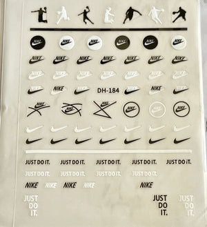 Designer Nike Stickers - PYT Nail Supply Store