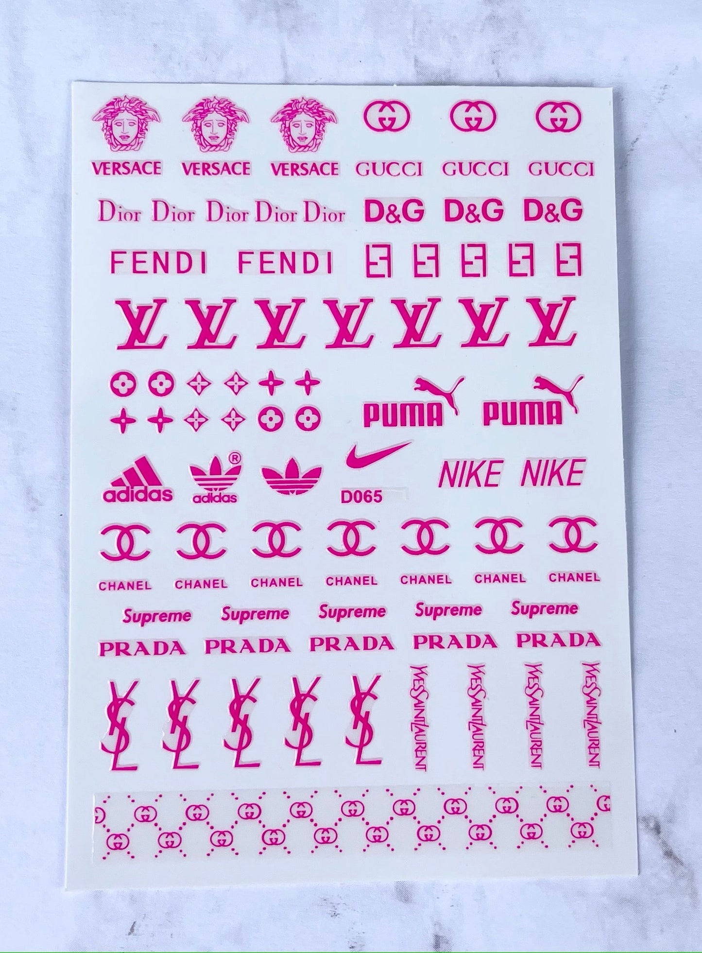 Designer Sticker Mix 6 Pk or Singles - PYT Nail Supply Store