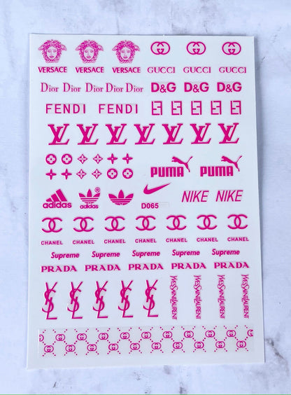 Designer Sticker Mix 6 Pk or Singles - PYT Nail Supply Store