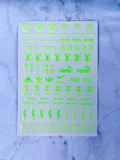 Designer Sticker Mix 6 Pk or Singles - PYT Nail Supply Store