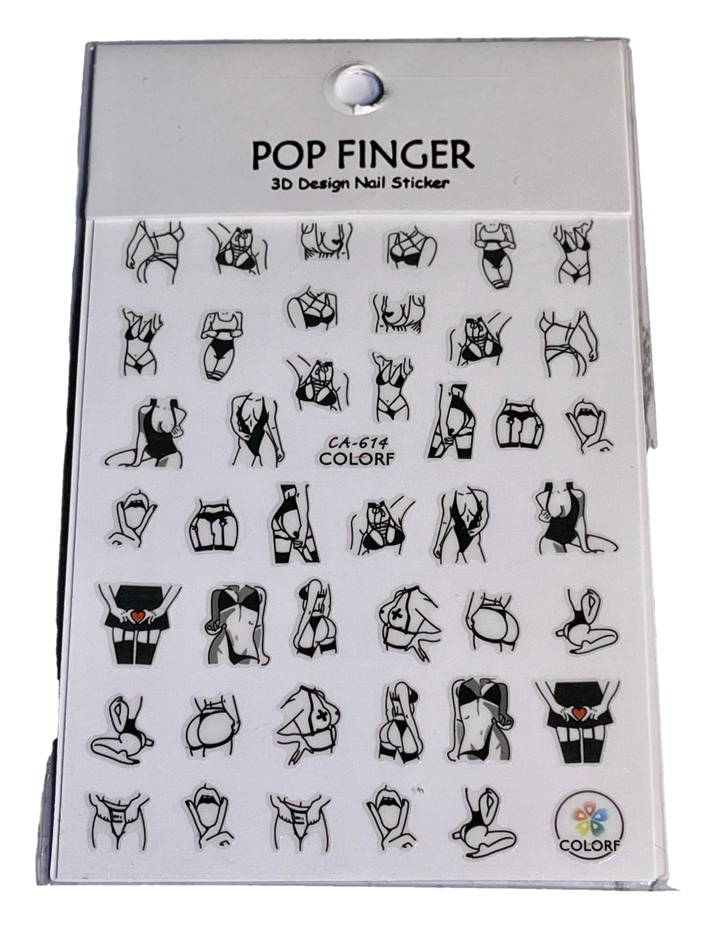 Fem Body Nail Art Stickers - PYT Nail Supply Store
