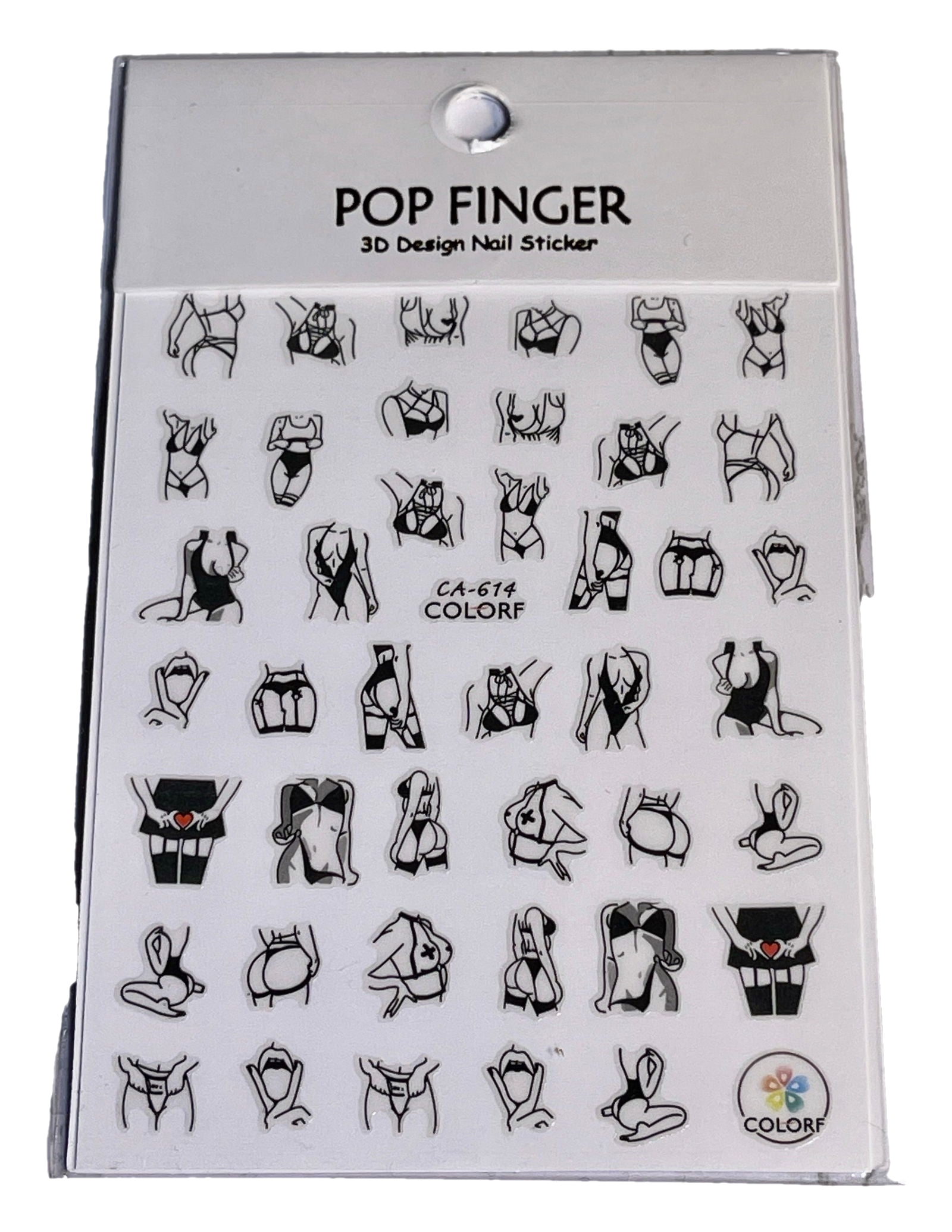 Fem Body Nail Art Stickers - PYT Nail Supply Store