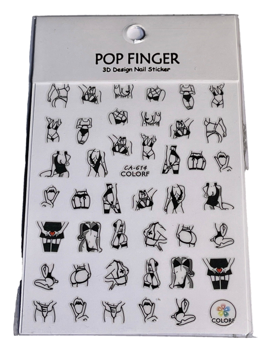 Fem Body Nail Art Stickers - PYT Nail Supply Store