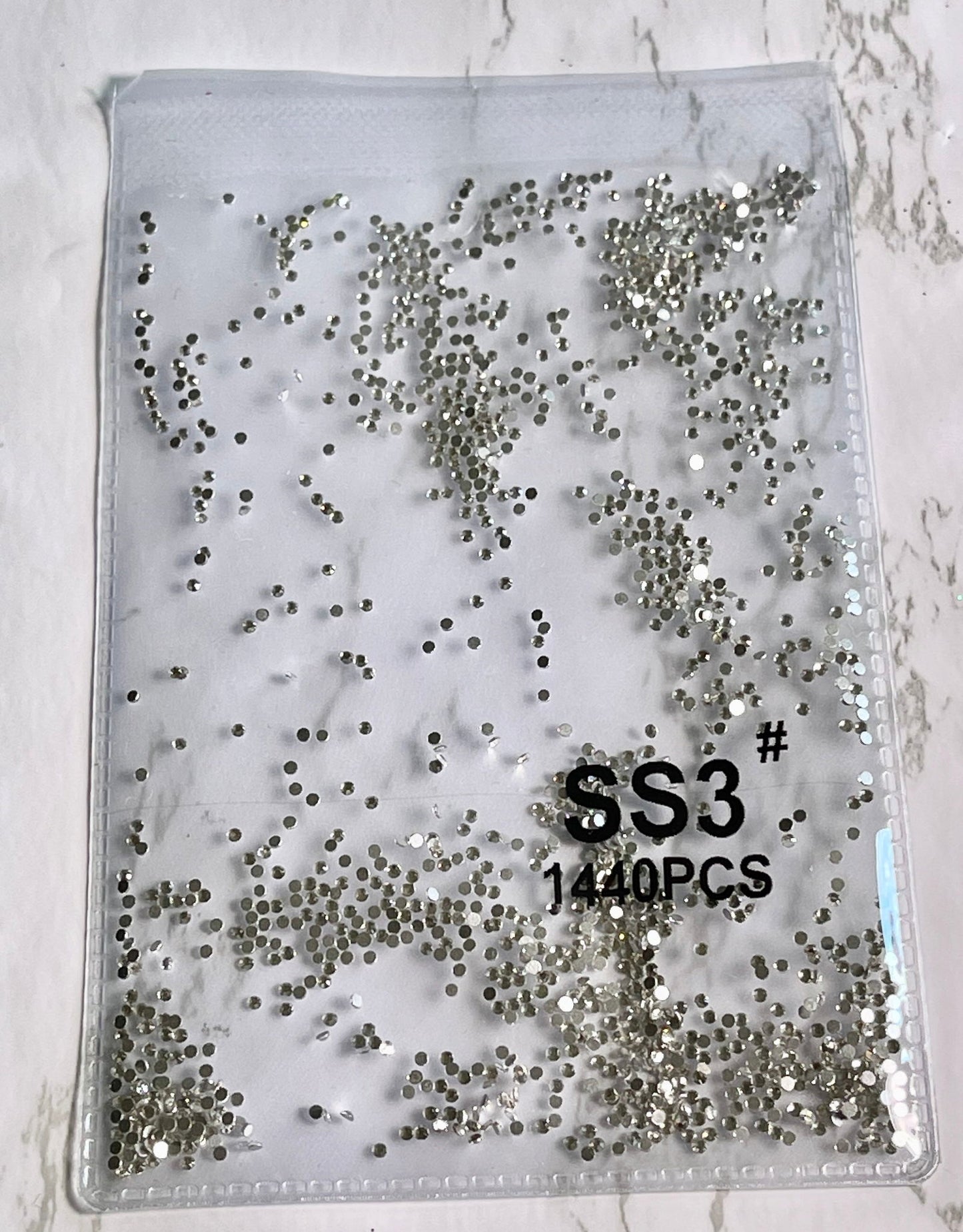 Glass Rhinestones 1440Pcs SS3 - PYT Nail Supply Store