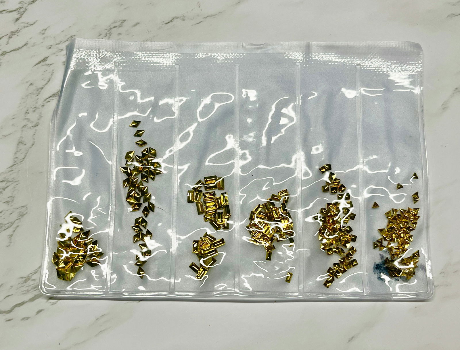 Gold Nail Art Studs Pk - PYT Nail Supply Store
