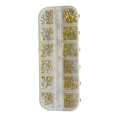 Gold Studs Assorted Shapes